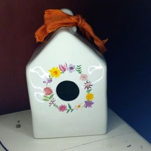 Rae Dunn birdhouse